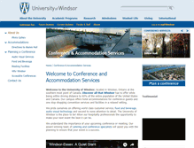 Tablet Screenshot of conferences.uwindsor.ca