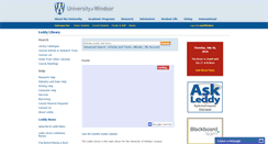 Desktop Screenshot of leddy.uwindsor.ca